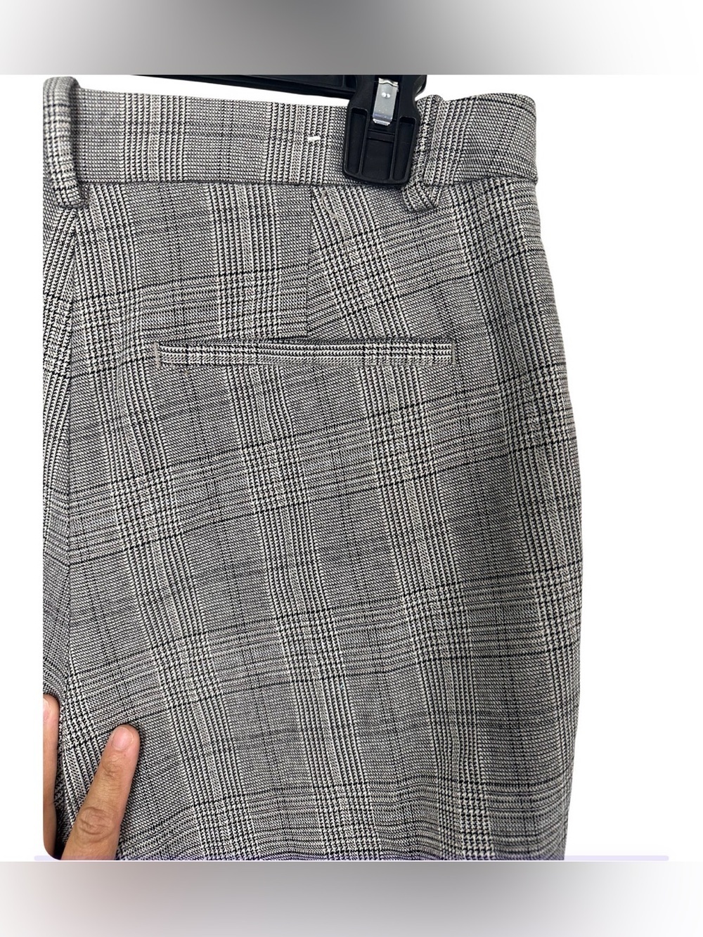 H&M grey Plaid Dress Pants - Black and White - Picture 3 of 4